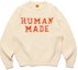 Lookbook HUMAN MADE SS23 Bear Raglan Knit Sweater Alphabet Jacquard Unisex Pullover. HM25CS001