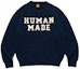 Cheap HUMAN MADE SS23 Bear Raglan Knit Sweater Alphabet Jacquard Unisex Pullover. HM25CS001
