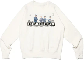 Human Made SS23 Beatles Logo Graphic Crewneck Sweatshirt Unisex White HM25CS014 Human Made SS23 Beatles Logo Graphic Crewneck Sweatshirt Unisex White HM25CS014