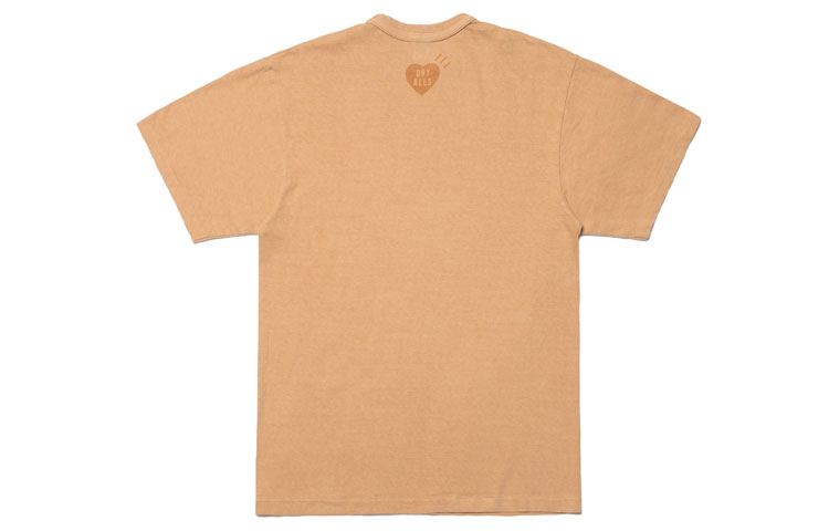 HUMAN MADE SS23 Beige Heart Logo Print Unisex Crewneck T-Shirt. HM25CS055 圖 3