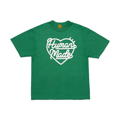 HUMAN MADE SS23 Camping Heart Logo Graphic Tee Unisex Short Sleeve HM25CS038