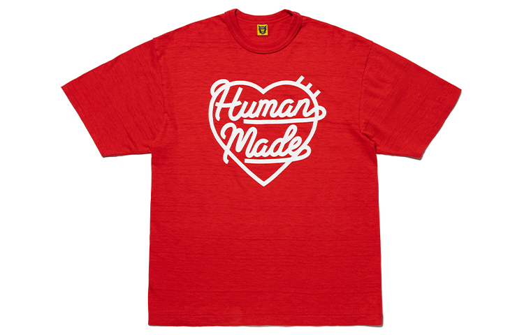 Shop HUMAN MADE SS23 ハートロゴ グラフィックTシャツ ユニセックス 半袖 HM25CS038