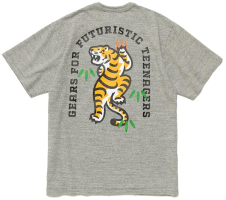 HUMAN MADE SS23 經典虎標誌印花男女通用T恤。 HM25CS041 Order HUMAN MADE SS23 經典虎標誌印花男女通用T恤。 HM25CS041