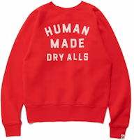 Human Made SS23 Dry All Logo Print Pullover Sweatshirt Unisex HM25CS020 Human Made SS23 Dry All Logo Print Pullover Sweatshirt Unisex HM25CS020
