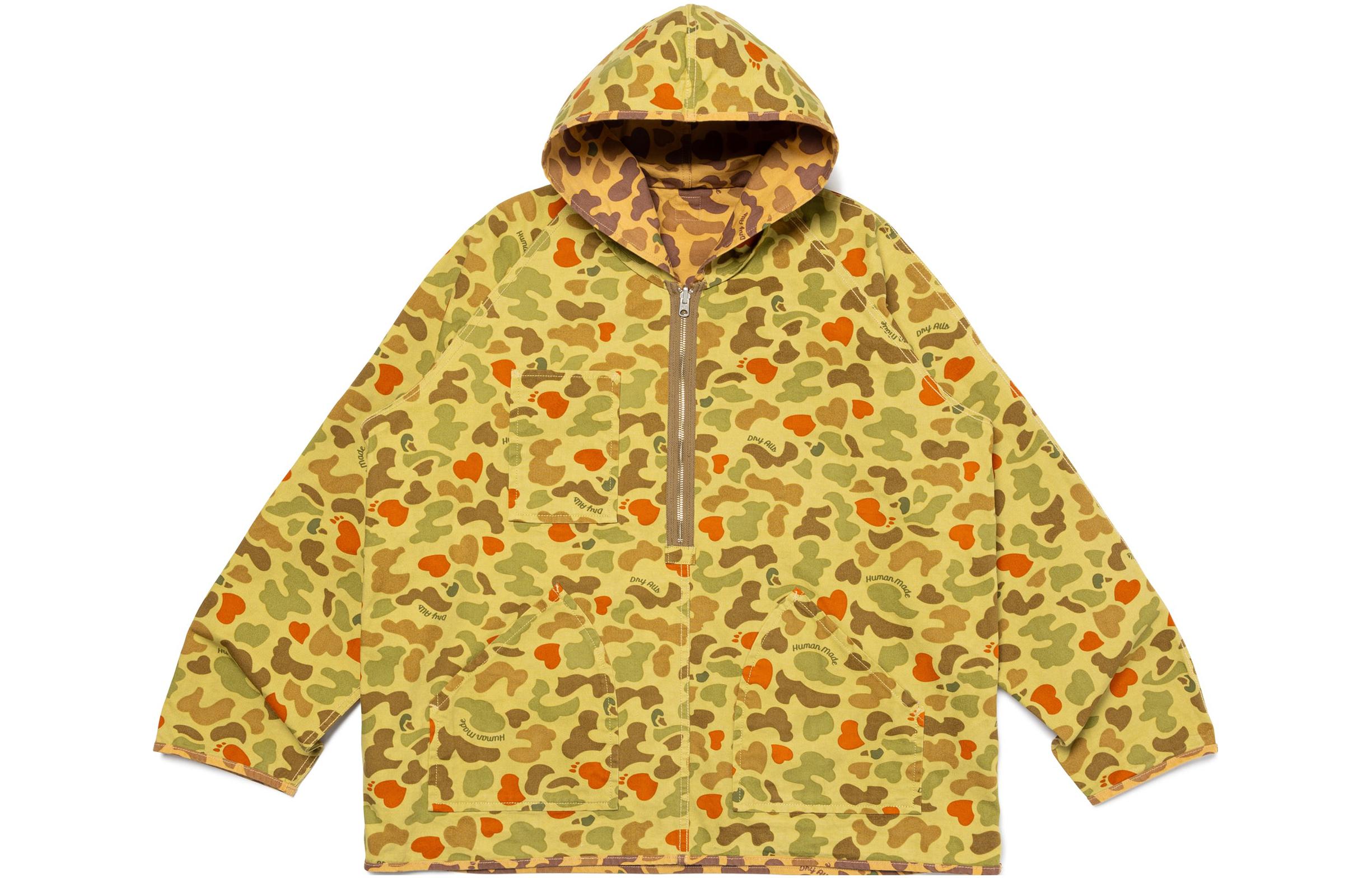 HUMAN MADE SS23 Duck Camo Reversible Military Hoodie Jacket Olive Green Unisex HM26JK020 圖 2