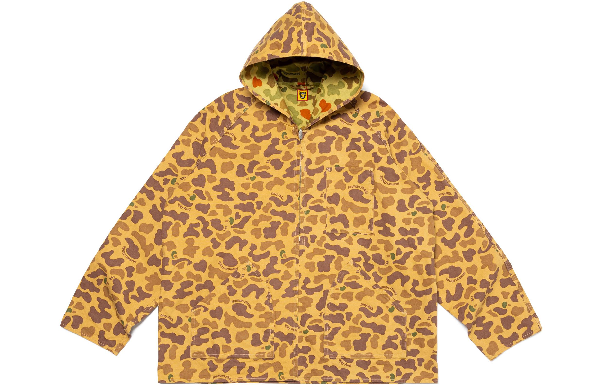 HUMAN MADE SS23 Duck Camo Reversible Military Hoodie Jacket Olive Green Unisex HM26JK020 圖 4