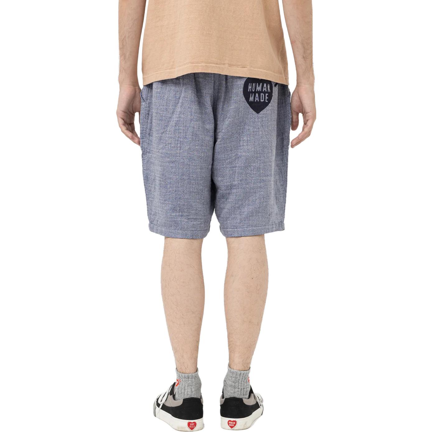 Purchase HUMAN MADE 2023春夏鸭子印花抽绳短裤 男女通用 蓝色 HM25PT029