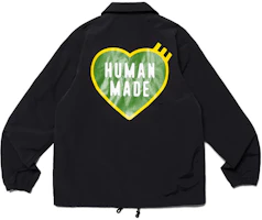 Lookbook Chaqueta Coach Unisex HUMAN MADE SS23 Logo Flamenco Corazón Impreso. HM25JK027
