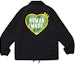 Lookbook HUMAN MADE SS23 Flamingo Heart Logo Printed Coach Jacket Unisex. HM25JK027