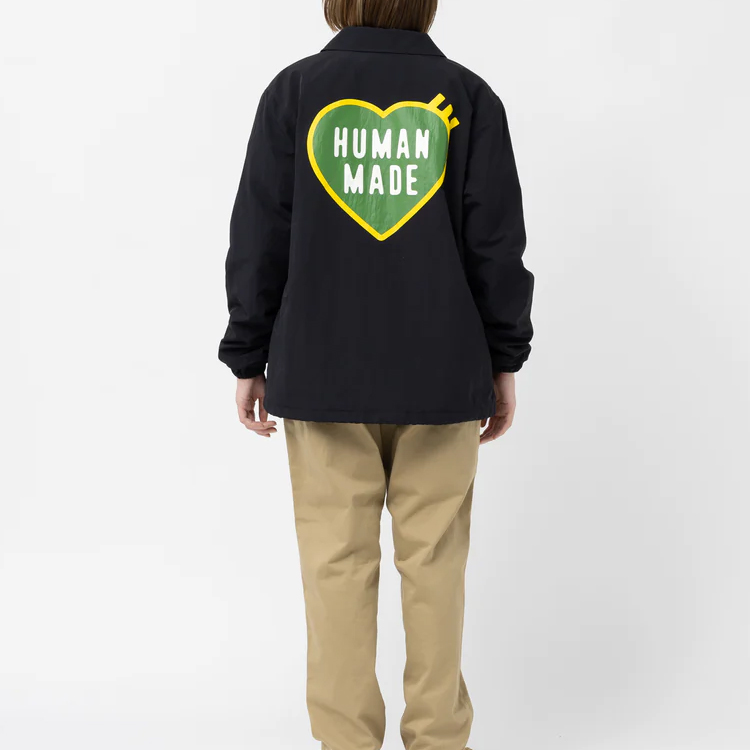 Purchase Chaqueta Coach Unisex HUMAN MADE SS23 Logo Flamenco Corazón Impreso. HM25JK027