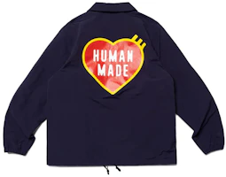 Sizing Chaqueta Coach Unisex HUMAN MADE SS23 Logo Flamenco Corazón Impreso. HM25JK027