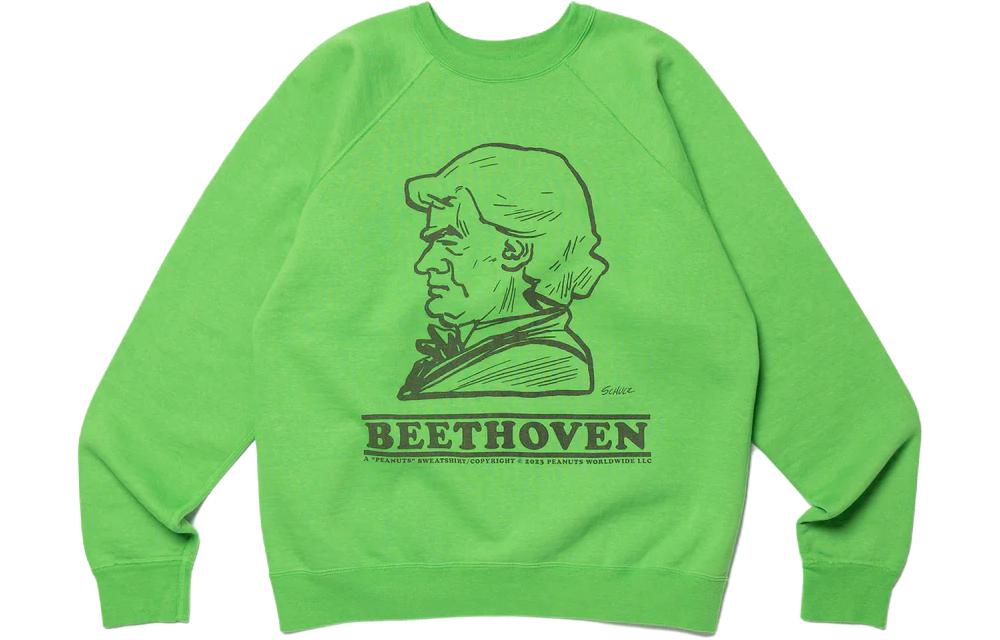 Human Made SS23 Graphic Letter Cartoon Print Crewneck Long Sleeve Unisex Sweater HM24CS045