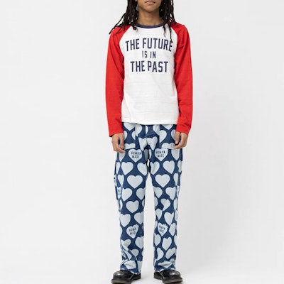 Camiseta Unisex Manga Larga Raglán HUMAN MADE SS23 con Estampado Gráfico. HM25CS024 Shop Camiseta Unisex Manga Larga Raglán HUMAN MADE SS23 con Estampado Gráfico. HM25CS024