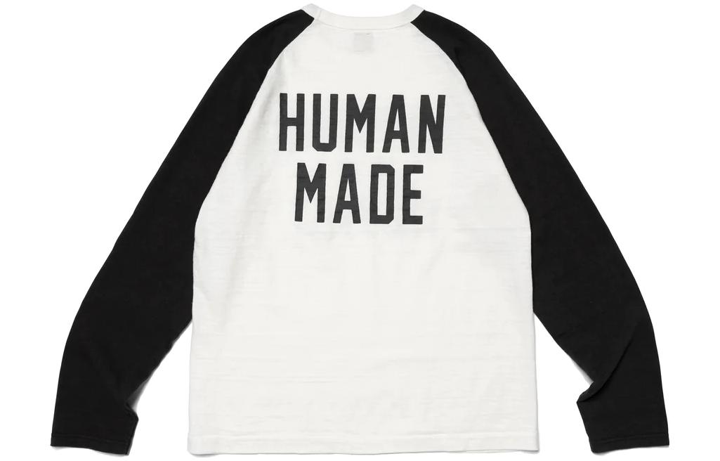 Sizing Camiseta Unisex Manga Larga Raglán HUMAN MADE SS23 con Estampado Gráfico. HM25CS024