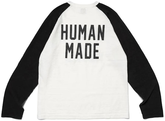 Camiseta Unisex Manga Larga Raglán HUMAN MADE SS23 con Estampado Gráfico. HM25CS024 Sizing Camiseta Unisex Manga Larga Raglán HUMAN MADE SS23 con Estampado Gráfico. HM25CS024