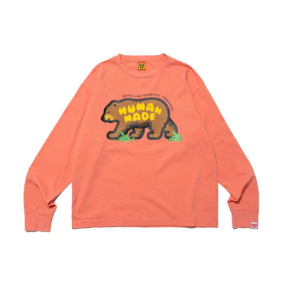 Human Made SS23 Hunting Bear Graphic Crewneck Sweatshirt Unisex HM25CS027