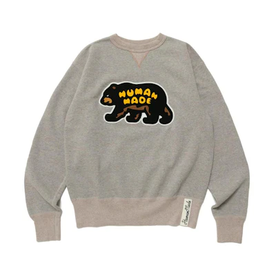 Human Made SS23 Hunting Pullover Cartoon Bear Sweatshirt Unisex HM25CS010