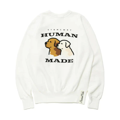 HUMAN MADE SS23 Hunting Series Dog Graphic Crewneck Sweatshirt Unisex. HM25CS011