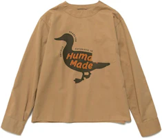 Human Made SS23 Hunting Series Duck Print Crewneck Sweatshirt Beige Unisex HM25SH004 Human Made SS23 Hunting Series Duck Print Crewneck Sweatshirt Beige Unisex HM25SH004