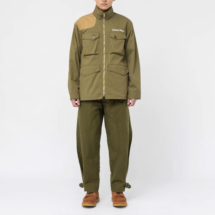 HUMAN MADE SS23 Hunting Series Olive Green Dog Patchwork Jacket Men’s. HM25JK013 圖 7