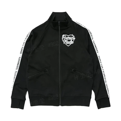 Human Made SS23 Letter Heart Print Stand Collar Jacket Unisex HM25JK028