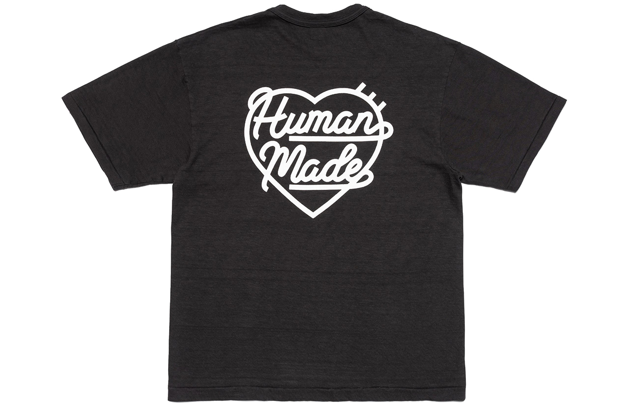 HUMAN MADE SS23 Logo Embroidered Heart Print Unisex Crewneck T-Shirt. HM26CS002 圖 8