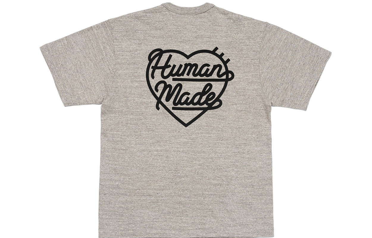 HUMAN MADE SS23 Logo Embroidered Heart Print Unisex Crewneck T-Shirt. HM26CS002 圖 10
