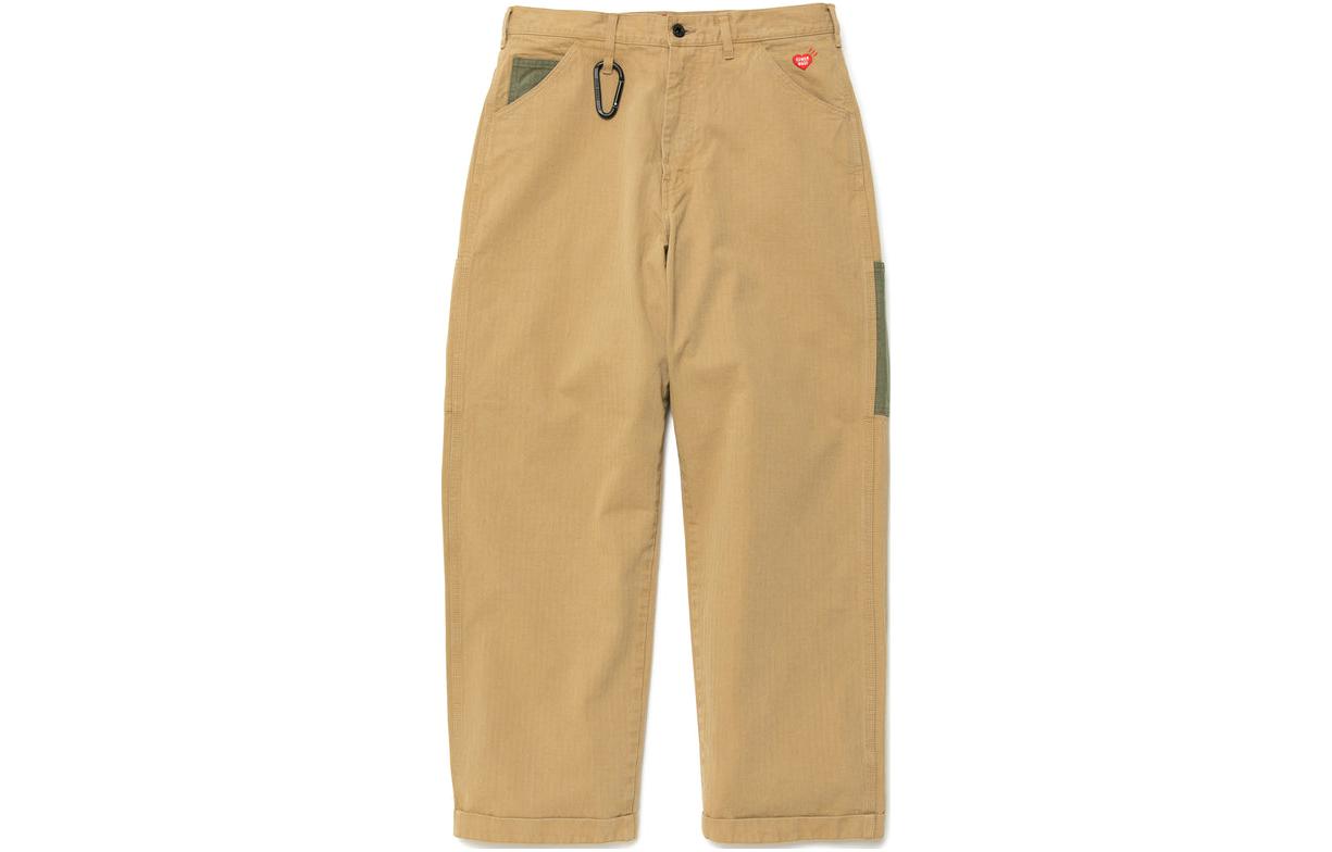 Cheap HUMAN MADE SS23 Logo Embroidered Patch Casual Pants . HM25PT008