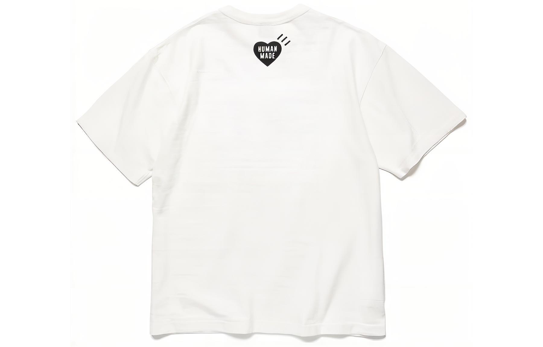 Lookbook HUMAN MADE SS23 Logo Graphic Crewneck T-Shirt Unisex HM25TE001