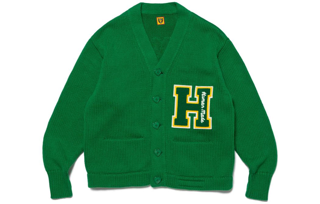 HUMAN MADE SS23 Logo Jacquard V-Neck Button-Up Knit Cardigan Men’s. HM25CS003 圖 2
