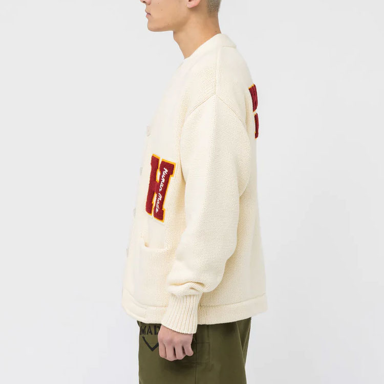 HUMAN MADE SS23 Logo Jacquard V-Neck Button-Up Knit Cardigan Men’s. HM25CS003 圖 8