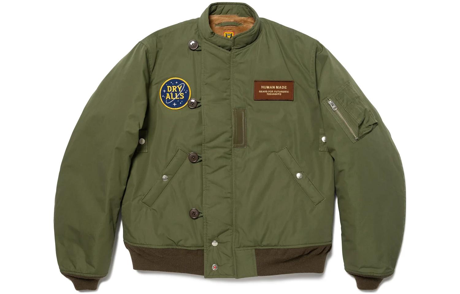 Human Made SS23 Logo Print Zip-Up Jacket Unisex HM25JK003