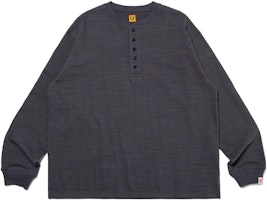 HUMAN MADE SS23軍事風格扣環長袖亨利領T恤 男女適穿 HM26CS013 Shop HUMAN MADE SS23軍事風格扣環長袖亨利領T恤 男女適穿 HM26CS013