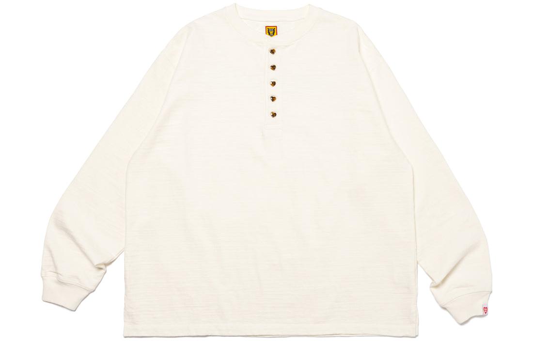 Details for 휴먼메이드 SS23 밀리터리 스타일 헨리넥 긴팔 티셔츠 유니섹스 HM26CS013