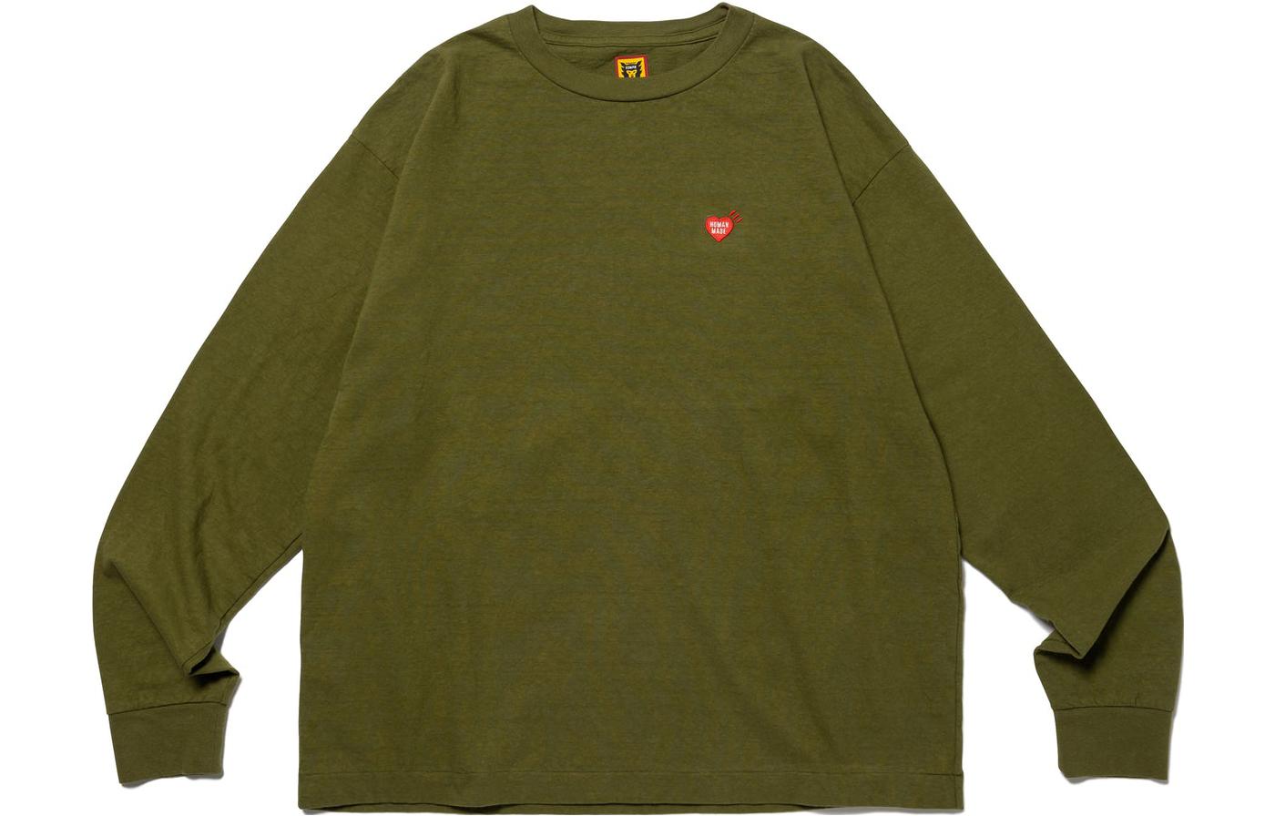 Lookbook Camiseta Unisex Manga Larga Estampado Tigre Militar HUMAN MADE SS23 HM26CS004