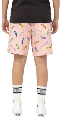 HUMAN MADE SS23 Multicolor Feather Print Shorts Unisex HM25PT022 3