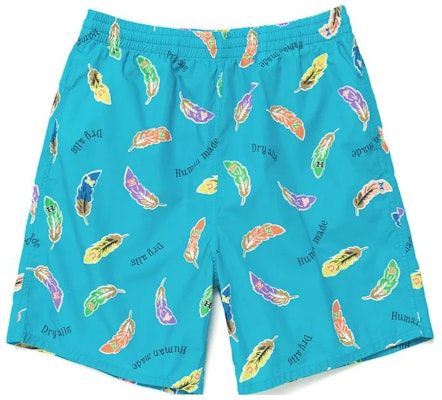 HUMAN MADE SS23 Multicolor Feather Print Shorts Unisex HM25PT022 Shop HUMAN MADE SS23 Multicolor Feather Print Shorts Unisex HM25PT022