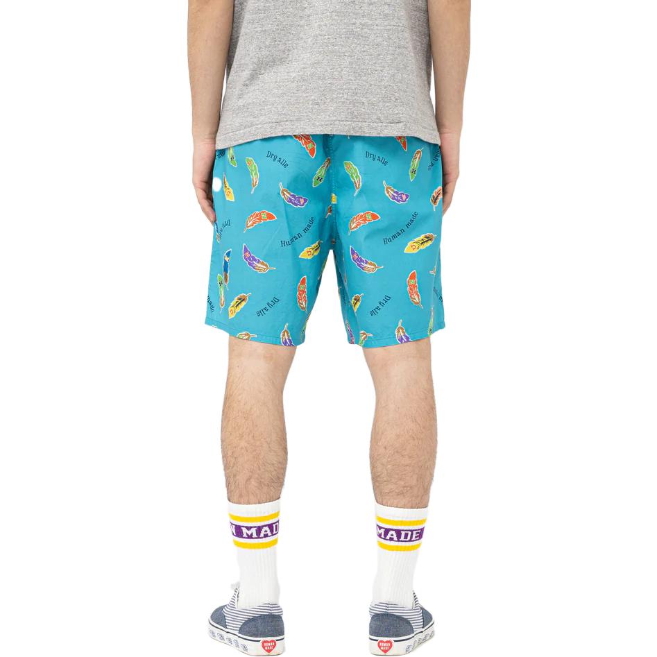 Sizing HUMAN MADE SS23 Multicolor Feather Print Shorts Unisex HM25PT022