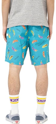 HUMAN MADE SS23 Multicolor Feather Print Shorts Unisex HM25PT022 Sizing HUMAN MADE SS23 Multicolor Feather Print Shorts Unisex HM25PT022