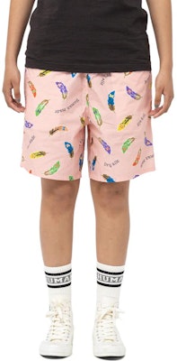 HUMAN MADE SS23 Multicolor Feather Print Shorts Unisex HM25PT022 2