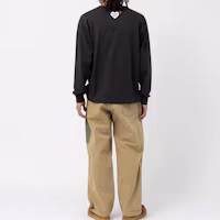 Purchase HUMAN MADE SS23 貓頭鷹標誌印花長袖T恤男女通用圓領上衣 HM25CS028