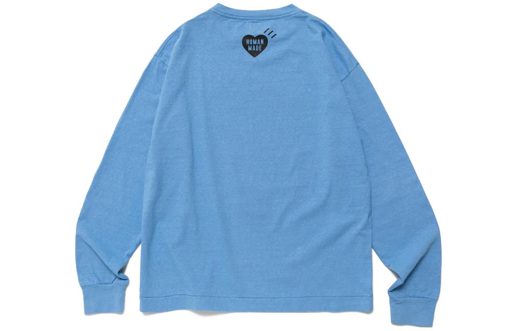 Sizing HUMAN MADE SS23 Camiseta Manga Larga Unisex Estampado Búho. HM25CS028