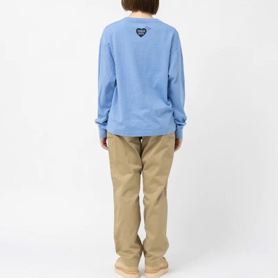 HUMAN MADE SS23 Camiseta Manga Larga Unisex Estampado Búho. HM25CS028 1