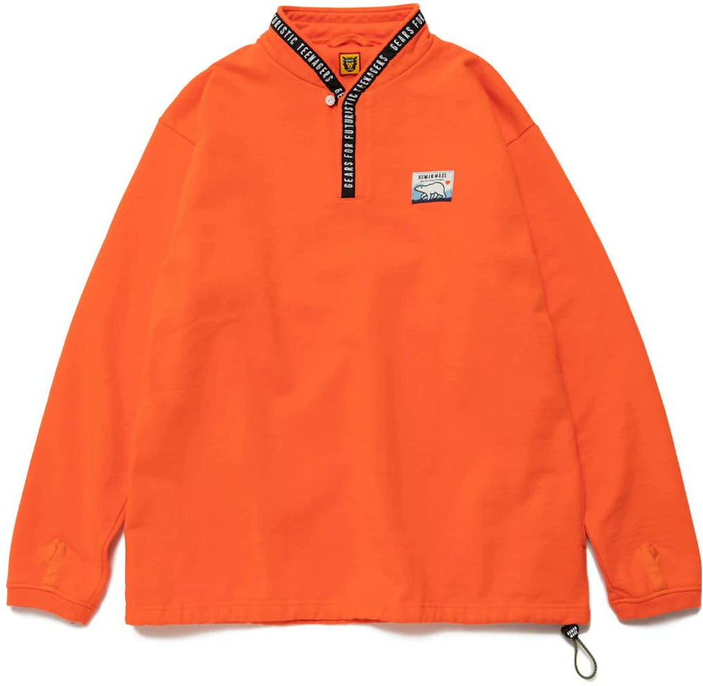 human-made-ss-23-patch-logo-high-neck-sweatshirt-orange-hm-25-cs-015