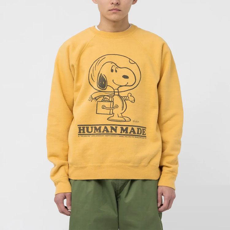 HUMAN MADE SS23 Peanuts Snoopy Graphic Sweatshirt Unisex Crewneck Long Sleeve HM24CS043 圖 4