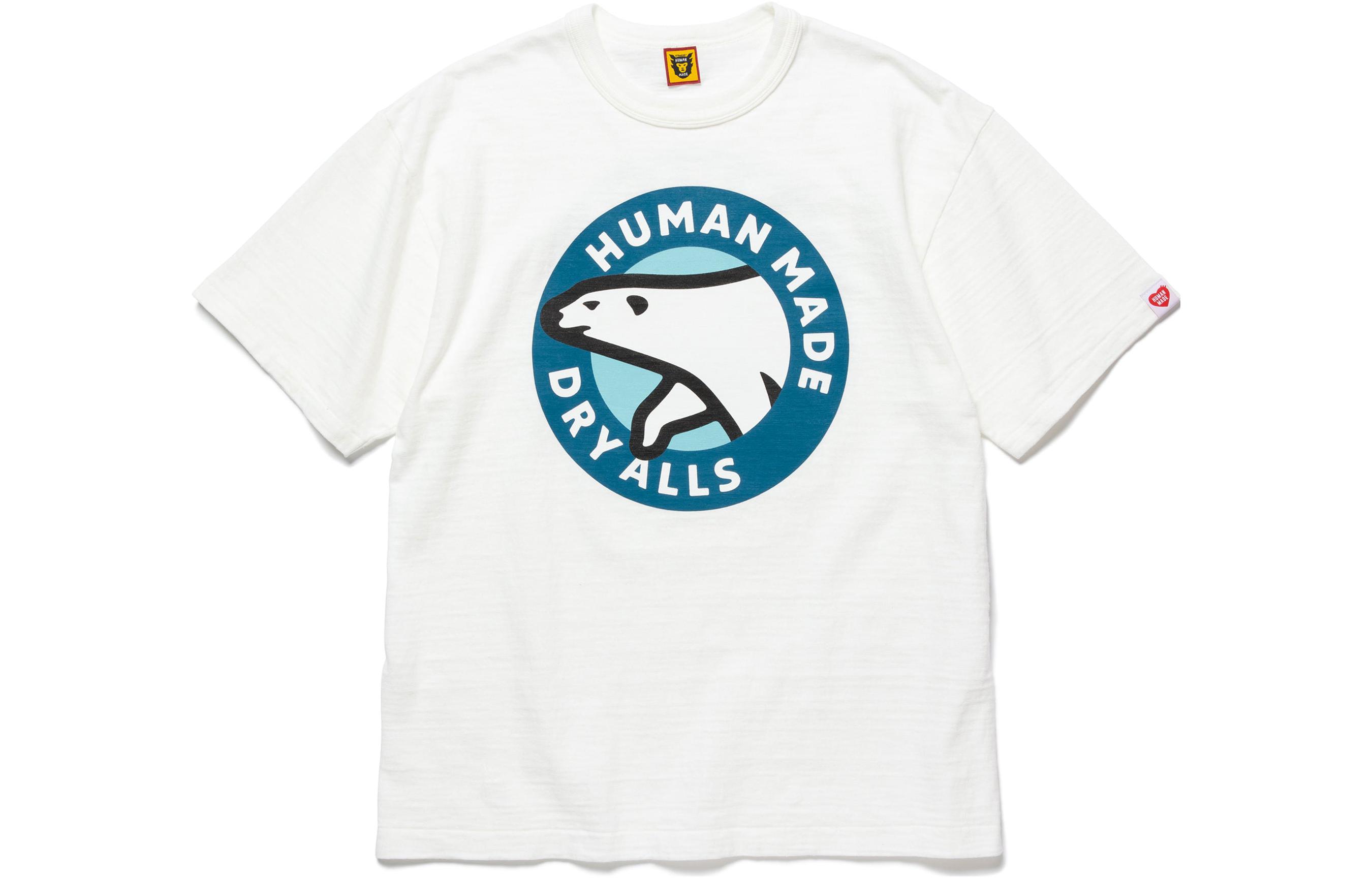 Order HUMAN MADE SS23 Baju-T Leher Bulat Uniseks Cetakan Beruang Kutub Camping HM25TE010