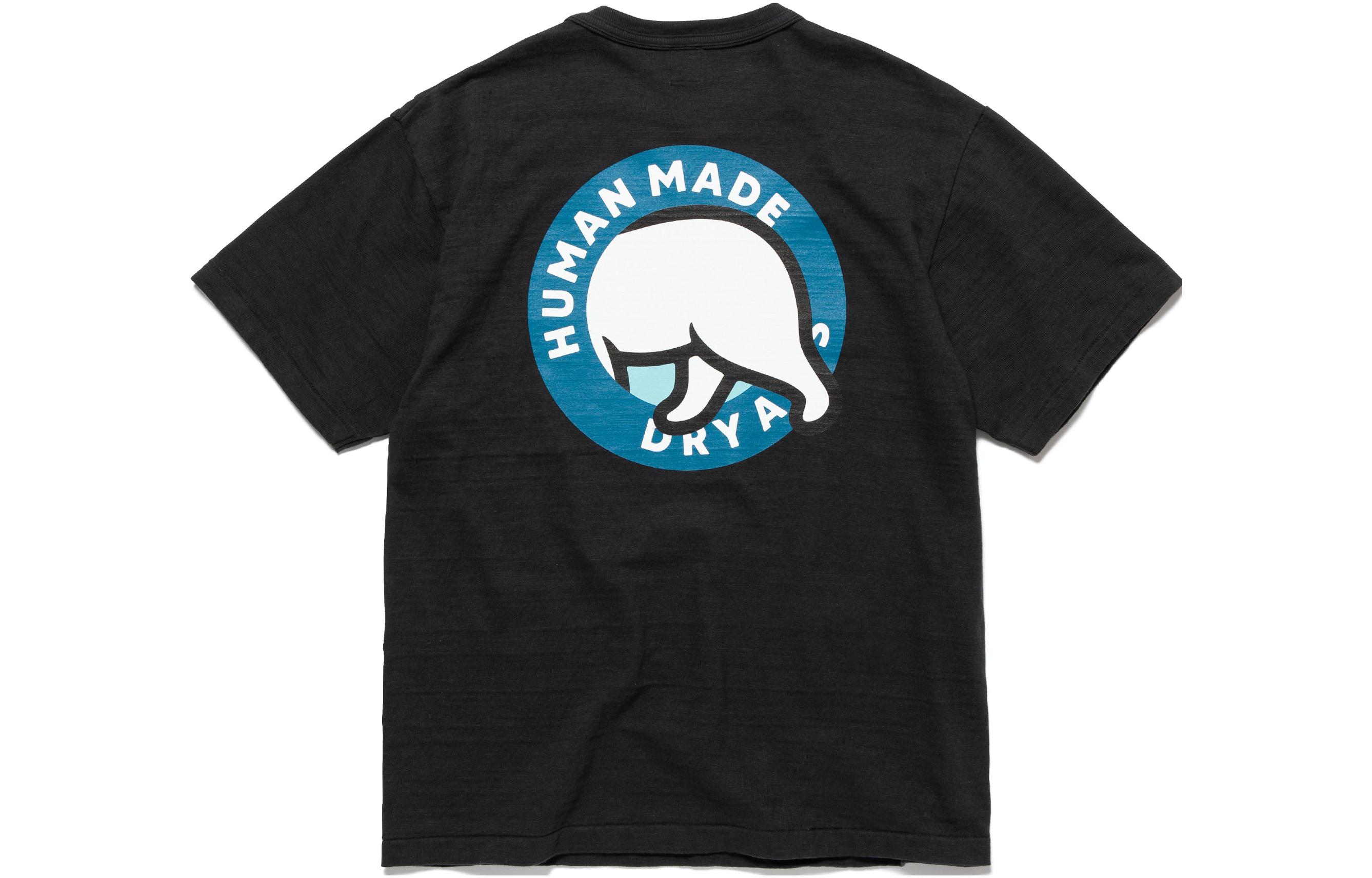 Purchase HUMAN MADE SS23 Baju-T Leher Bulat Uniseks Cetakan Beruang Kutub Camping HM25TE010
