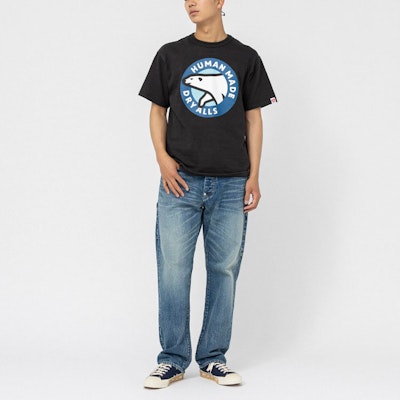 HUMAN MADE SS23 Baju-T Leher Bulat Uniseks Cetakan Beruang Kutub Camping HM25TE010 Details for HUMAN MADE SS23 Baju-T Leher Bulat Uniseks Cetakan Beruang Kutub Camping HM25TE010