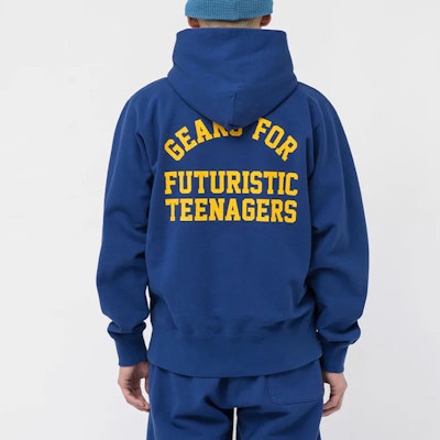 HUMAN MADE SS23 Pullover Sweatshirt Unisex dengan Kerah Kancing dan Logo. HM25CS007 3