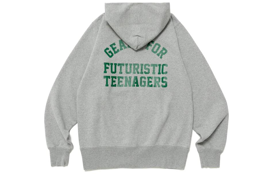 Lookbook HUMAN MADE SS23 Pullover Sweatshirt Unisex dengan Kerah Kancing dan Logo. HM25CS007